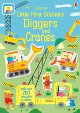 Little First Stickers Diggers And Cranes - Paperback with 200 Stickers